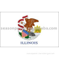 New 3x5 Illinois American state polyester flags